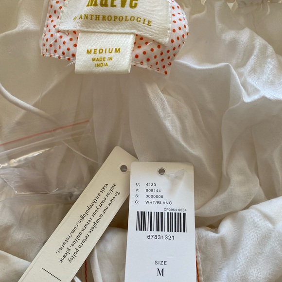 NEW Anthropologie Maeve Deep V-Neck Maxi Dress - Picture 4 of 4